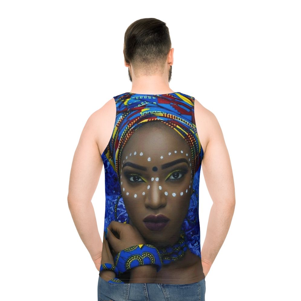 Elegant African Queen Unisex Tank Top