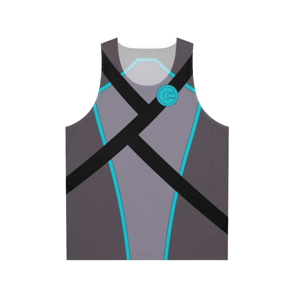Agent 37 unisex tank top with Nightwing design