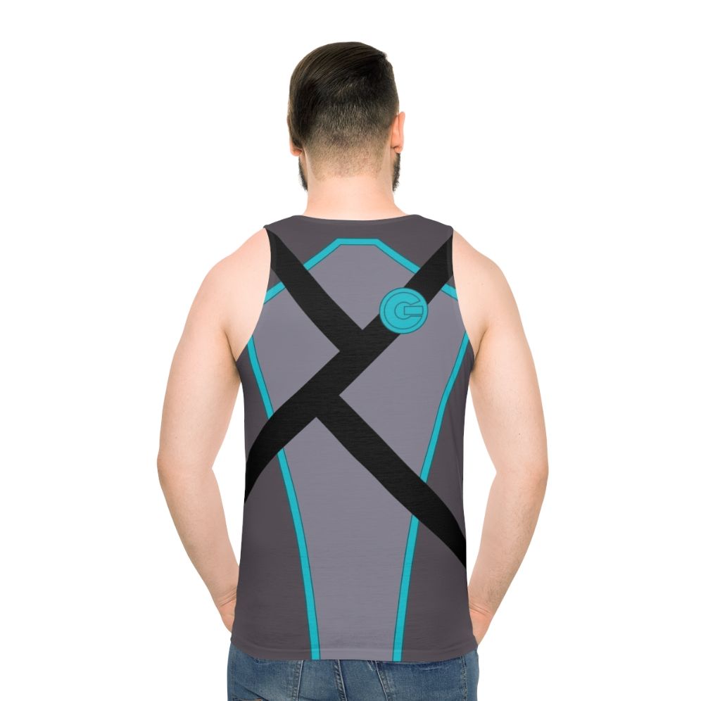 Agent 37 unisex tank top with Nightwing design