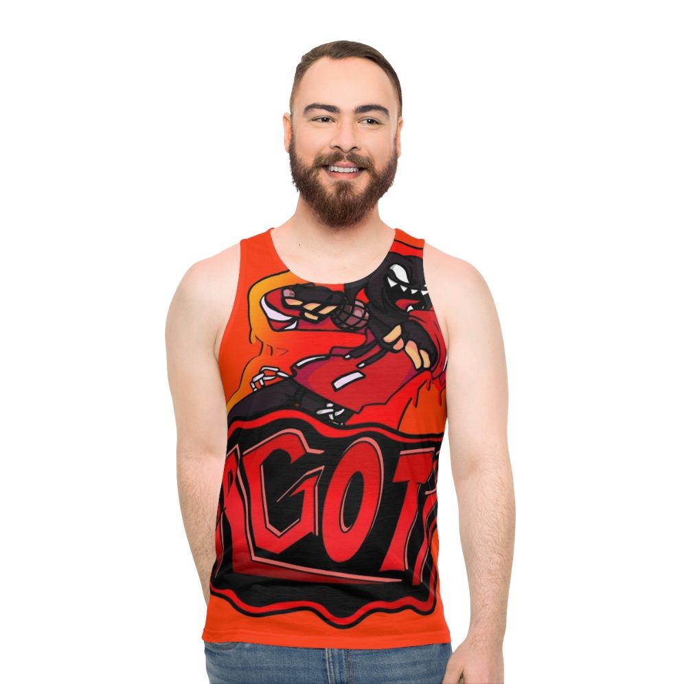 Agoti FNF Mod Character Graffiti Unisex Tank Top