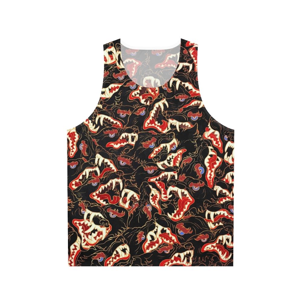 Ahamkara Unisex Wolf Tibetan Canine Tank Top