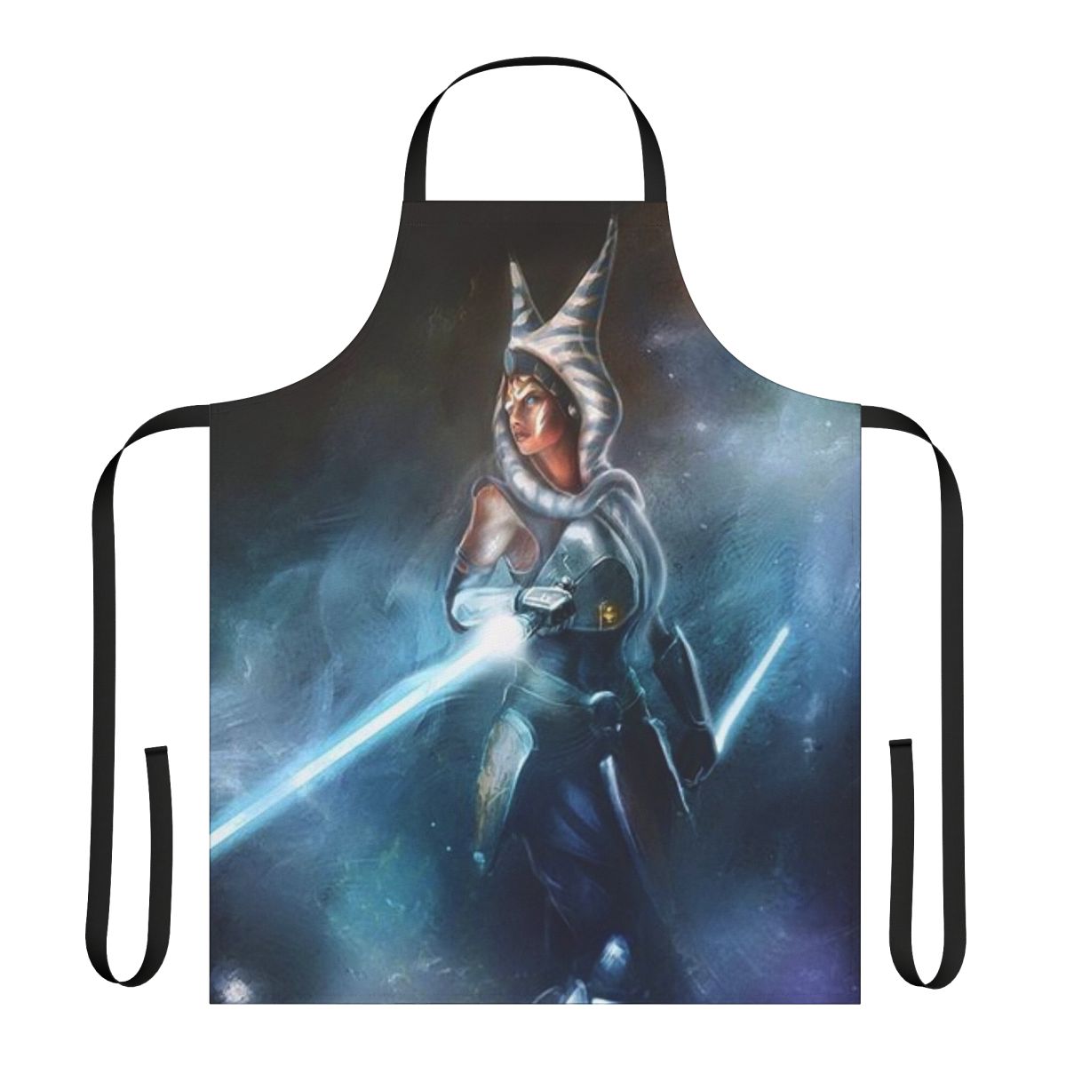 Ahsoka Tano Fulcrum-inspired apron with character art and design