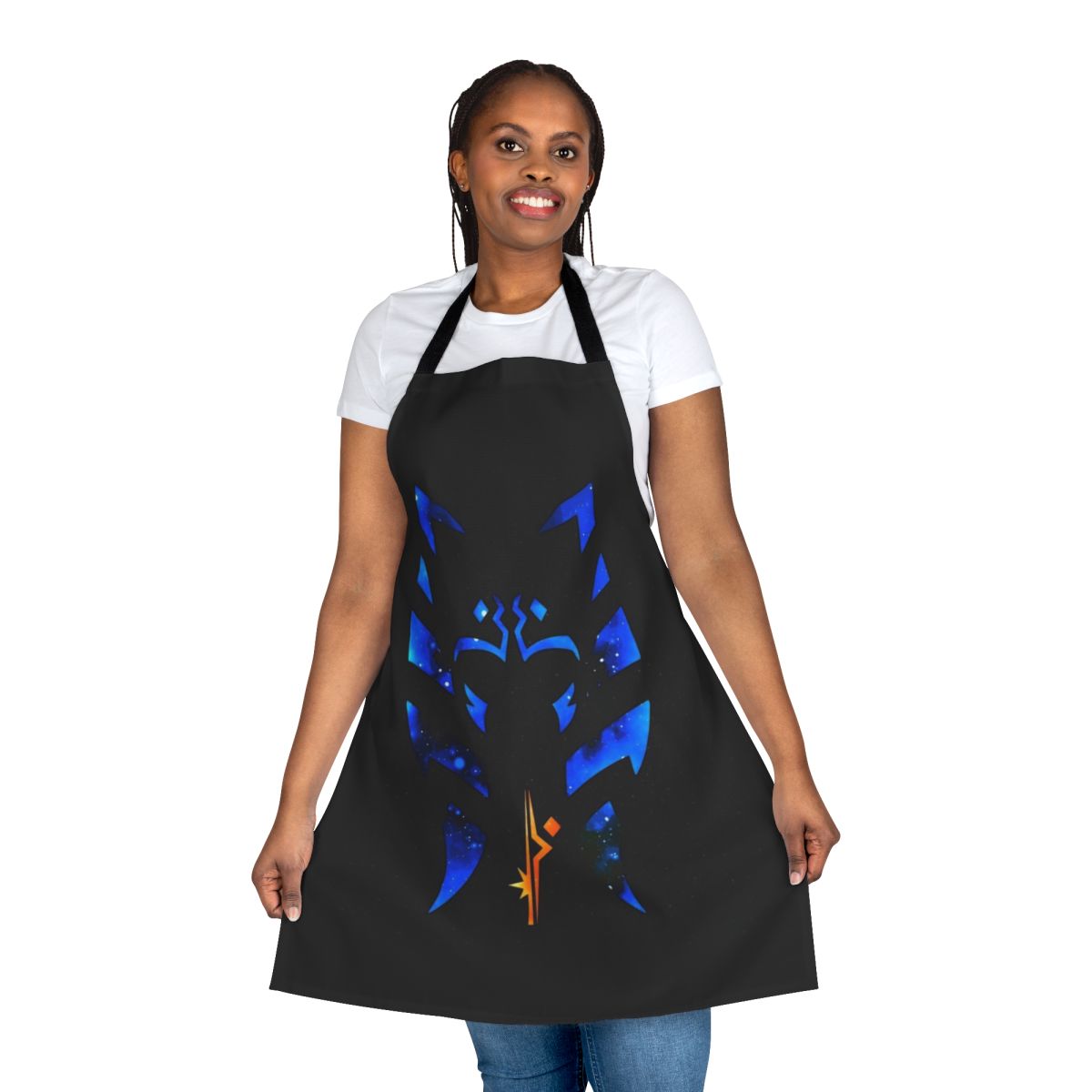 "Ahsoka Tano Fulcrum-inspired apron with Star Wars Rebels theme"