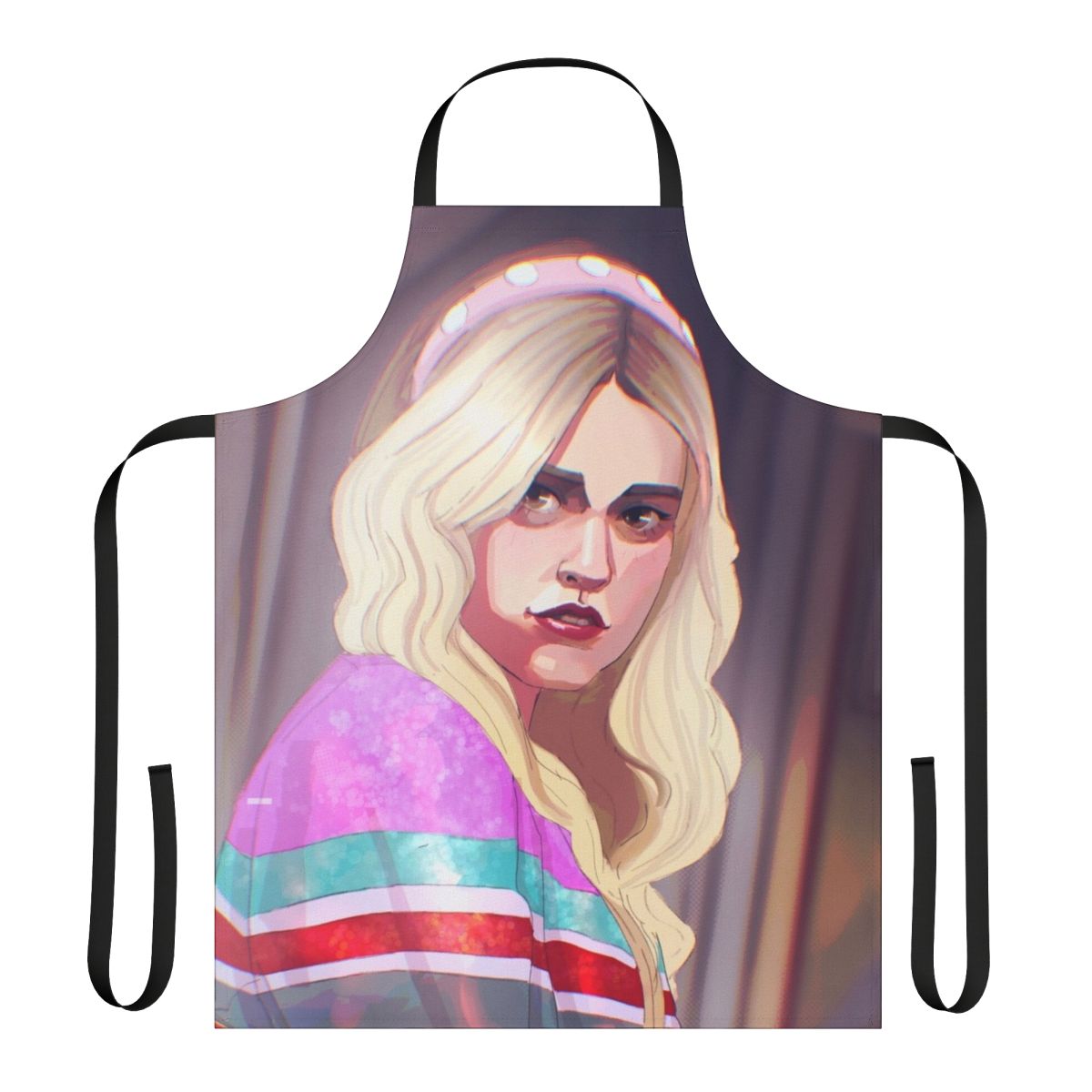 Aimee Gibbs inspired Sex Education Netflix fan art apron