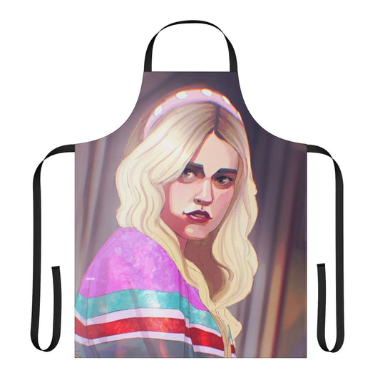 Aimee Gibbs inspired Sex Education Netflix fan art apron