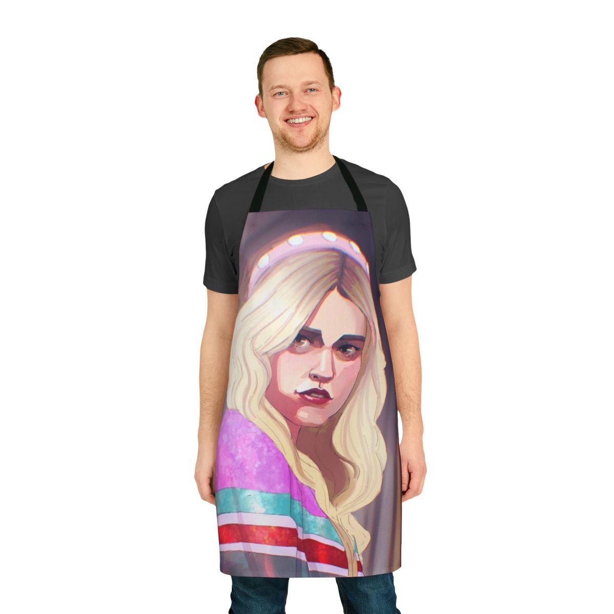 Aimee Gibbs inspired Sex Education Netflix fan art apron