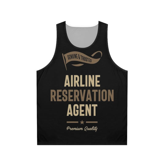 Airline Reservation Agent Unisex Tank Top