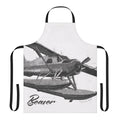 Sketch design of a Dehavilland Dhc 2 Beaver floatplane on an apron