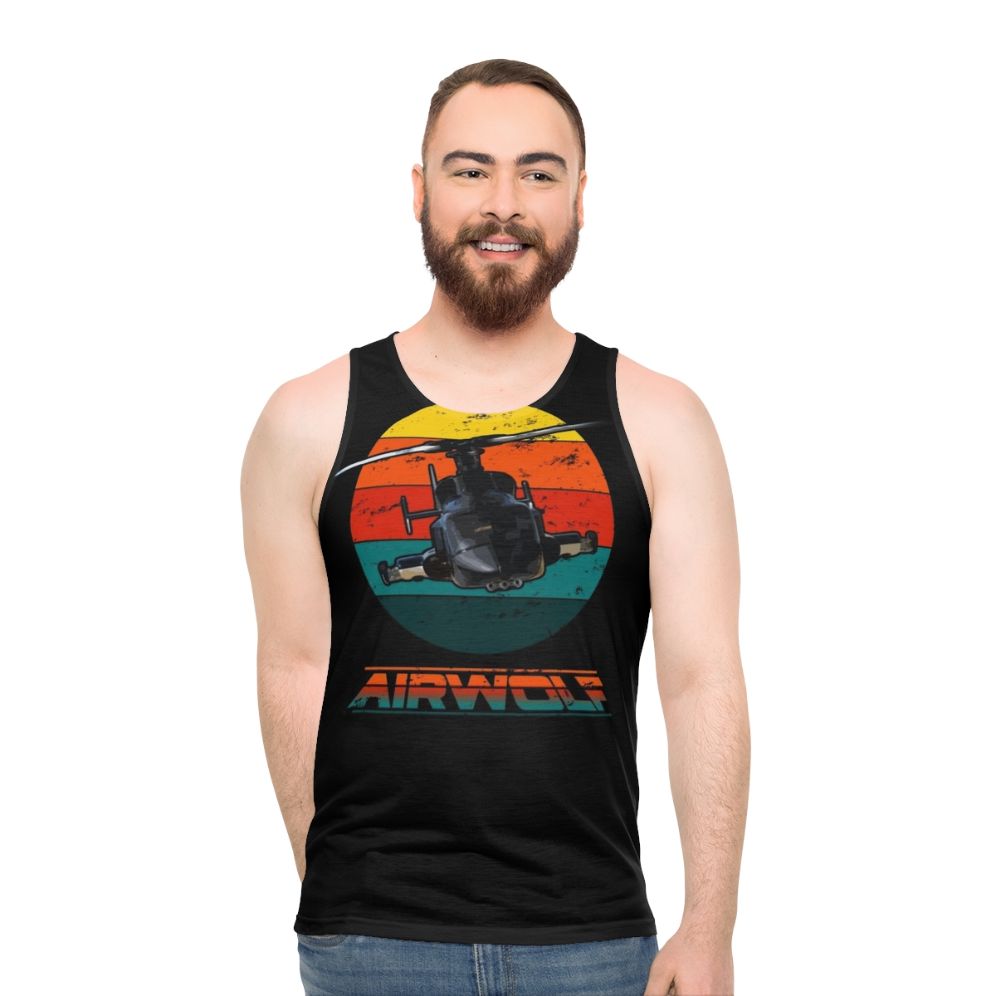 Airwolf 80s Retro Unisex Classic Tank Top