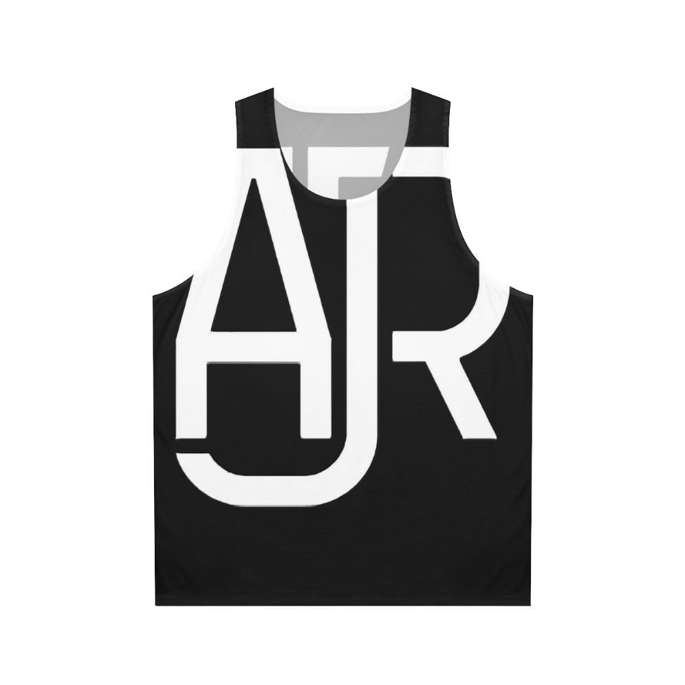 Unisex AJR white logo tank top