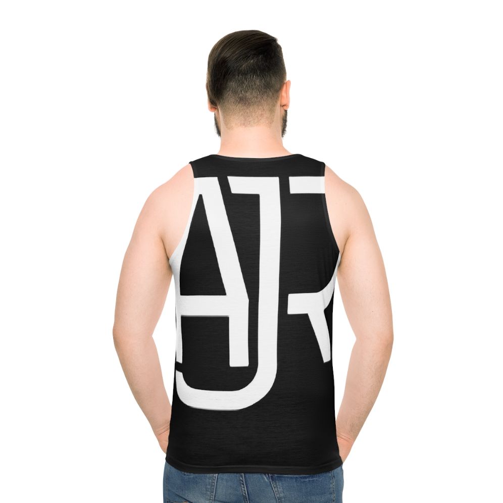 Unisex AJR white logo tank top
