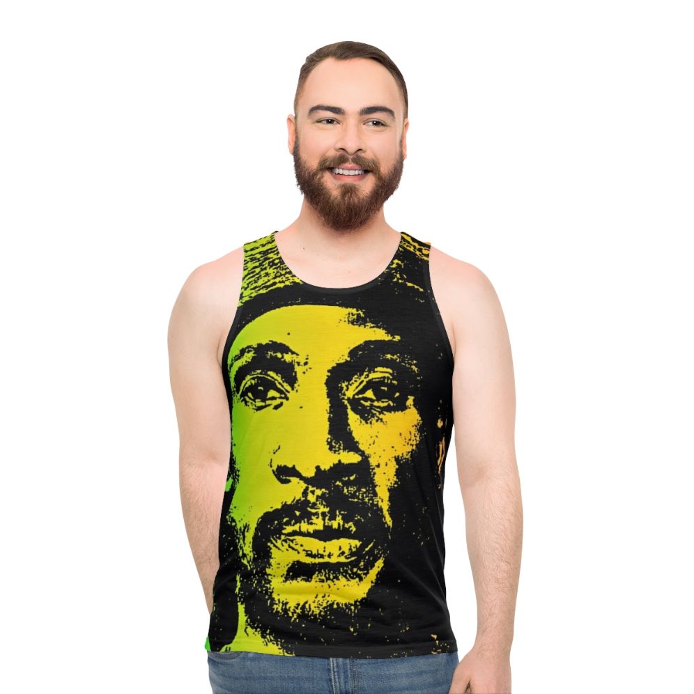 Akae Beka Vaughn Benjamin Rastafarian Unisex Tank Top