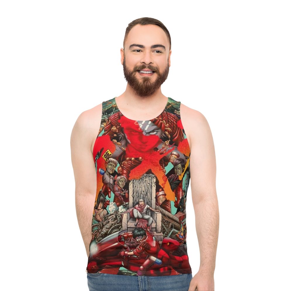 Akira cyberpunk anime unisex tank top
