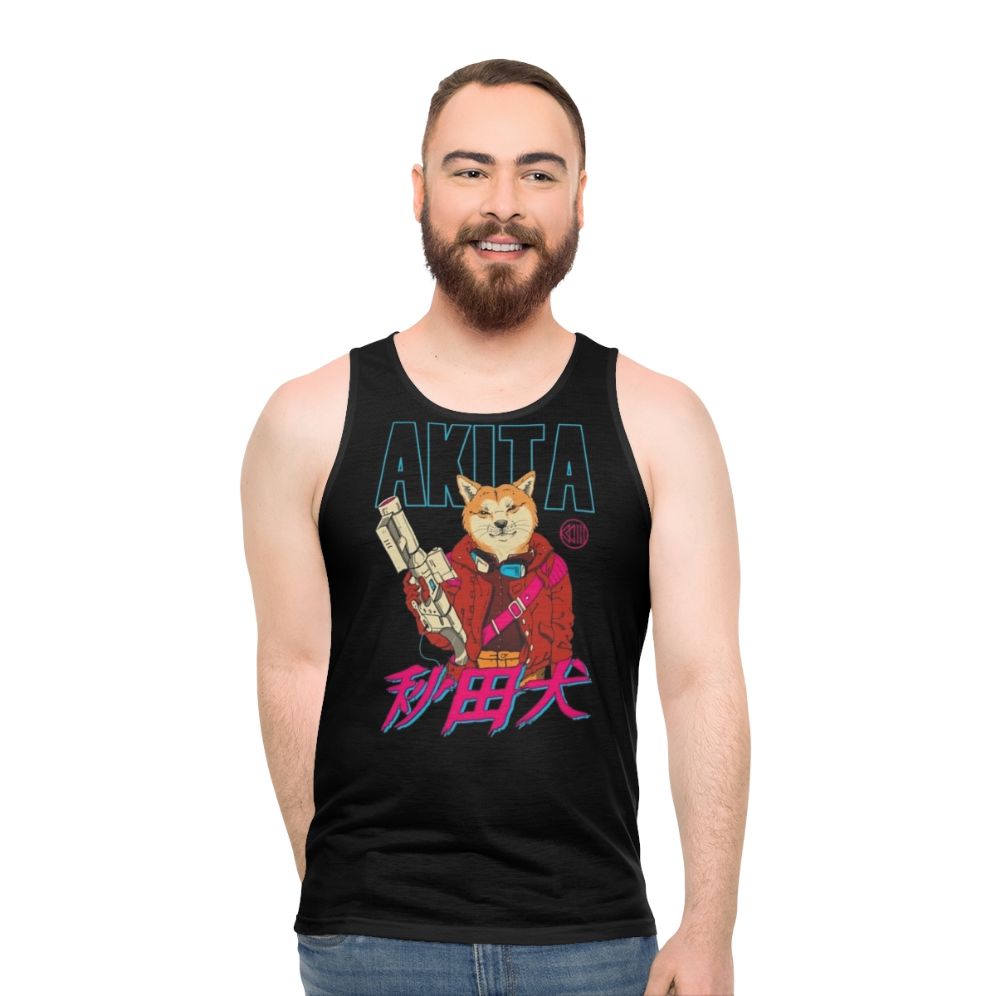 Akita Retrowave Unisex Tank Top