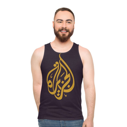 Al Jazeera TV-Inspired Unisex Tank Top