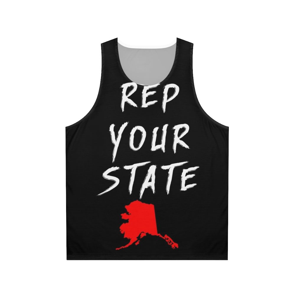 Unisex Alaska state pride tank top