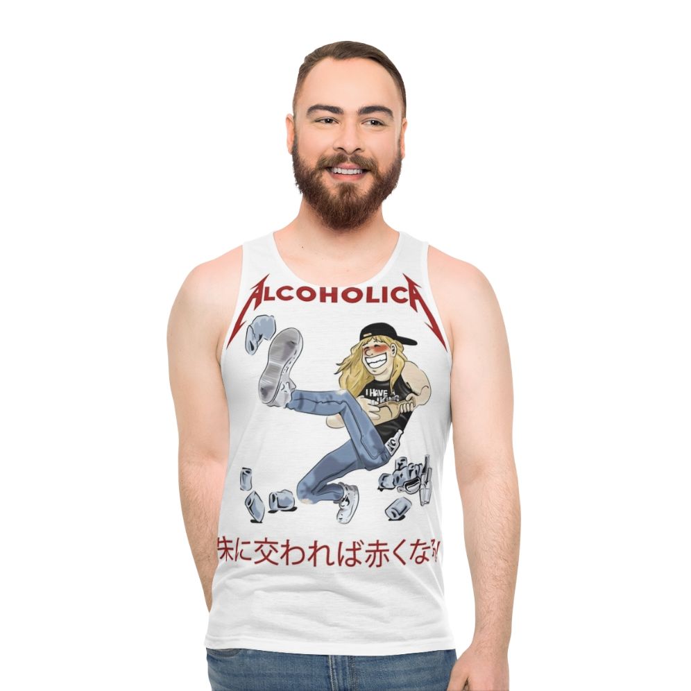 Alcoholica band logo unisex tank top