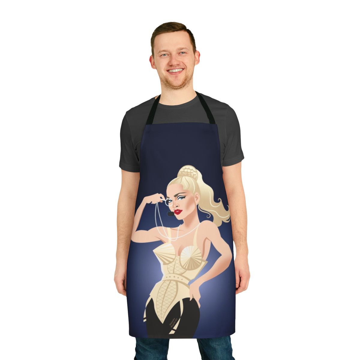 Alejandro Mogolloart Blond Apron - Unique and Artistic Kitchen Accessory