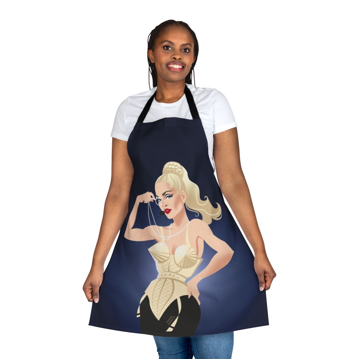 Alejandro Mogolloart Blond Apron - Unique and Artistic Kitchen Accessory