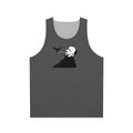 Alfred Hitchcock Bird Cigar Graphic Unisex Tank Top