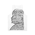 Alfred Hitchcock fan art unisex tank top