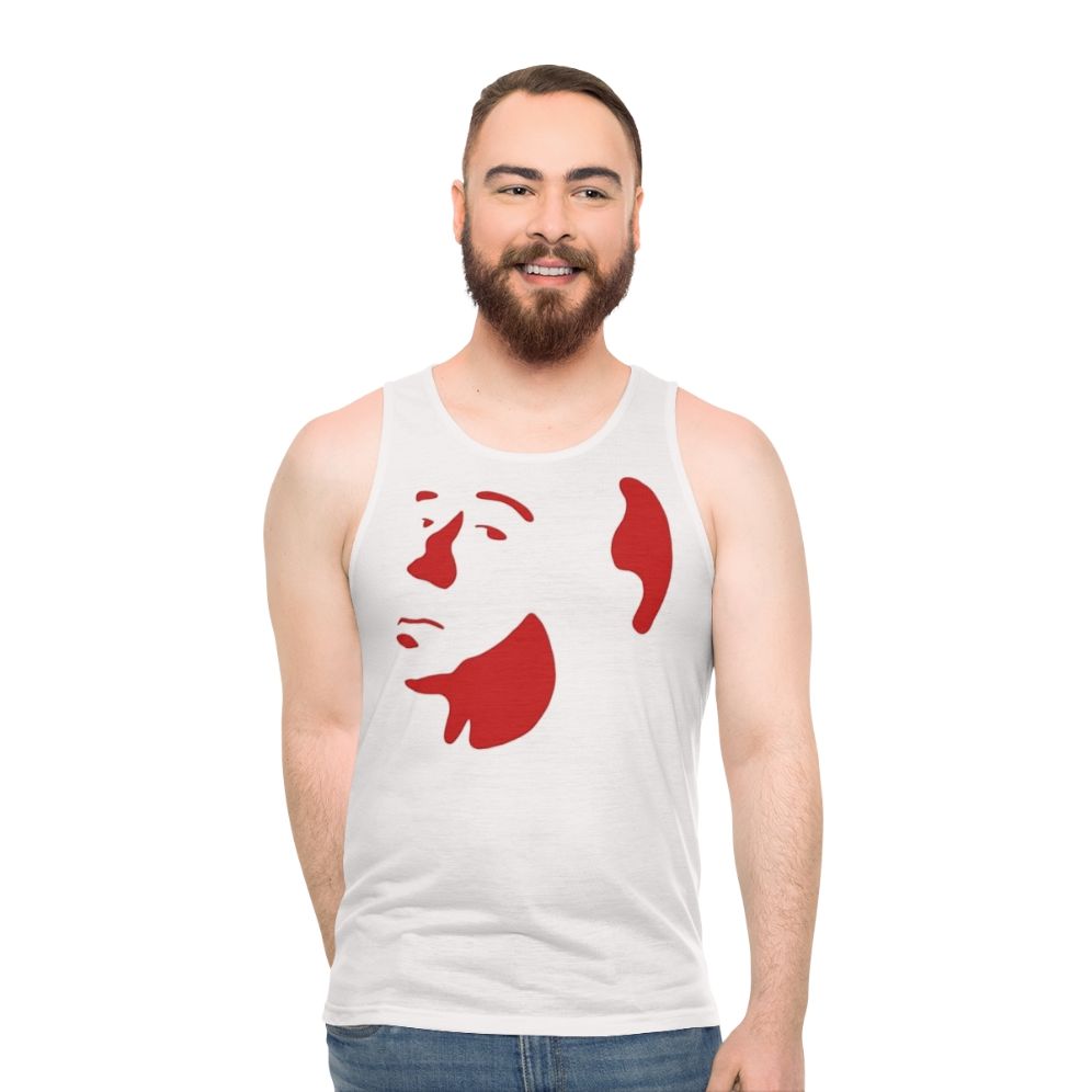 Alfred Hitchcock Fan Art Unisex Tank Top