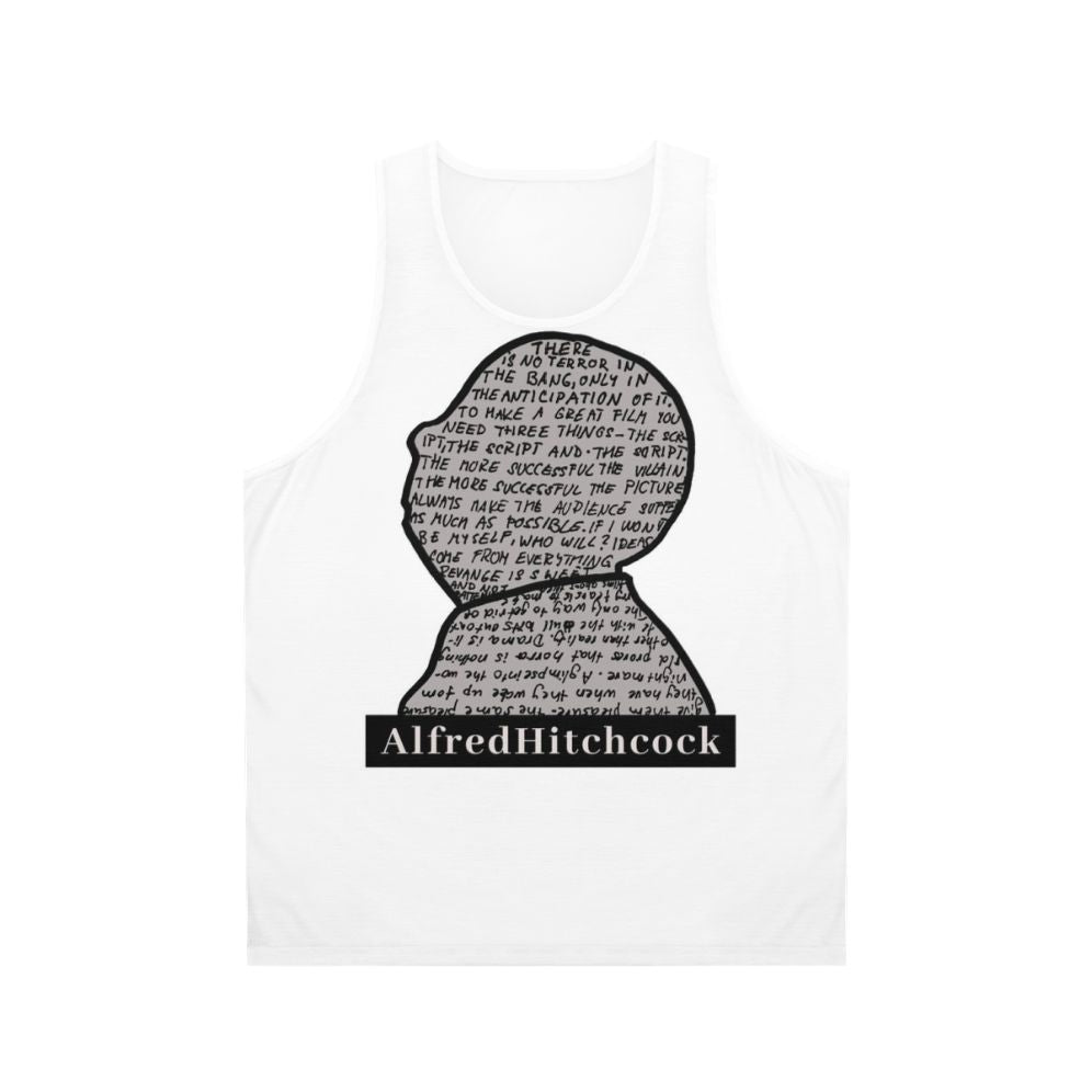 Alfred Hitchcock Grey Unisex Tank Top