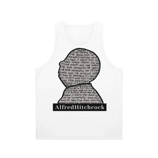 Alfred Hitchcock Grey Unisex Tank Top