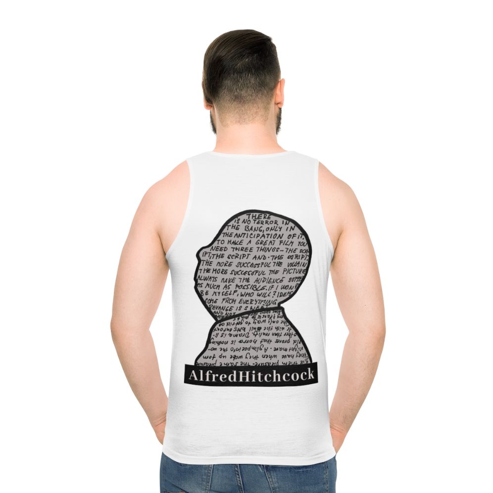 Alfred Hitchcock Grey Unisex Tank Top