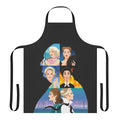Stylish apron featuring the iconic silhouette of Alfred Hitchcock, the master of suspense