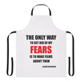 Alfred Hitchcock inspired quote printed on a high-quality apron