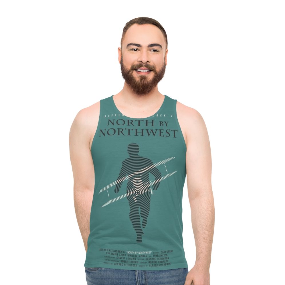 Alfred Hitchcock North By Northwest Unisex Tank Top