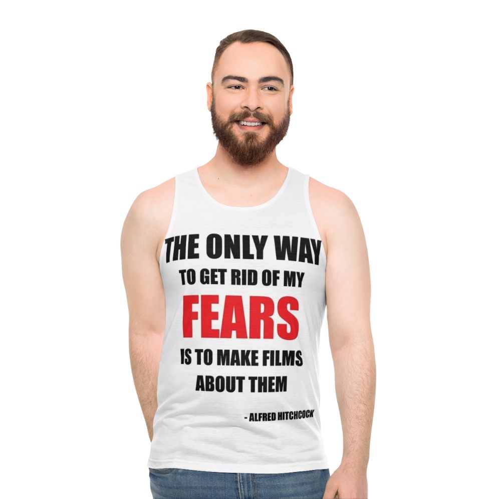 Alfred Hitchcock Quote Unisex Tank Top