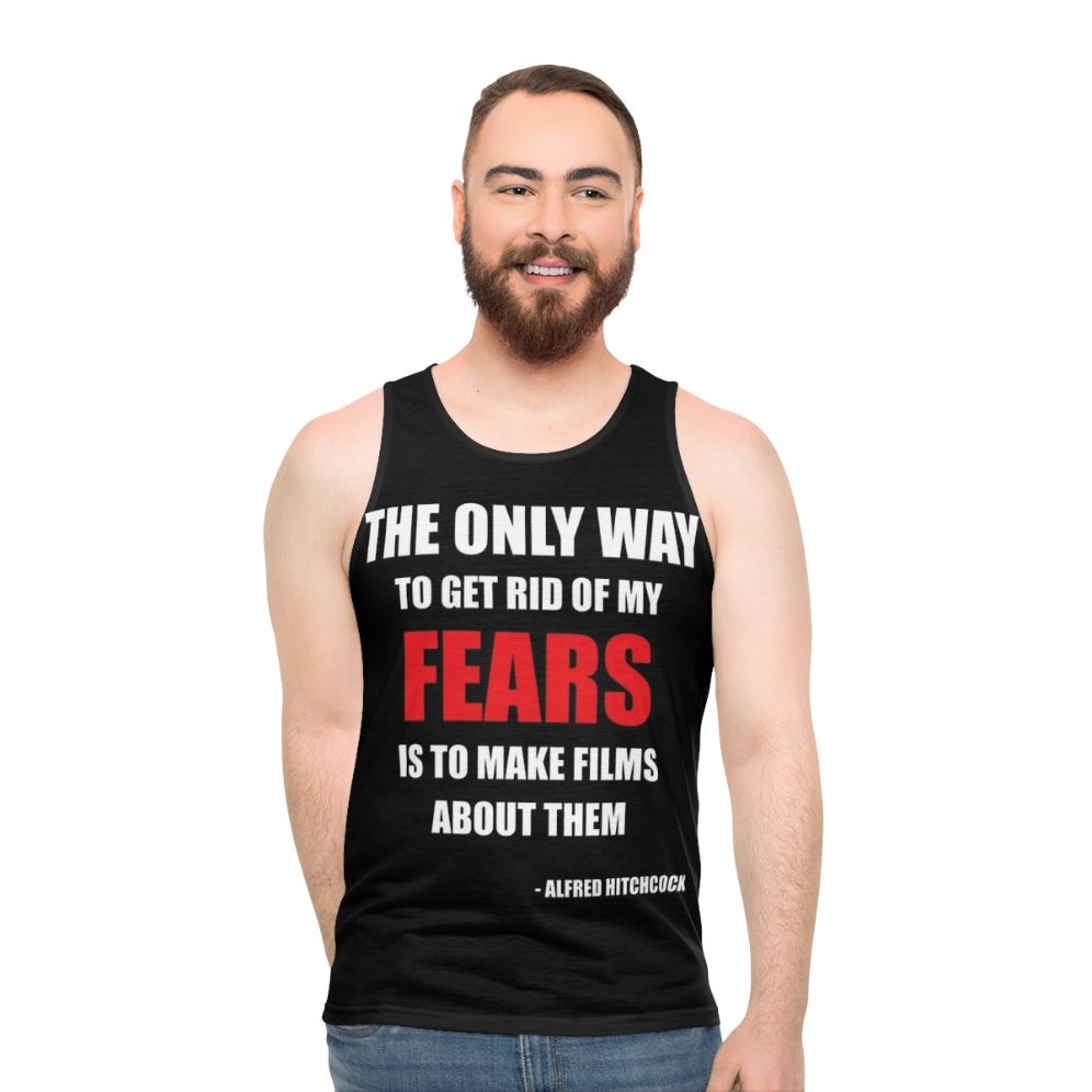 Unisex Alfred Hitchcock Quote Tank Top