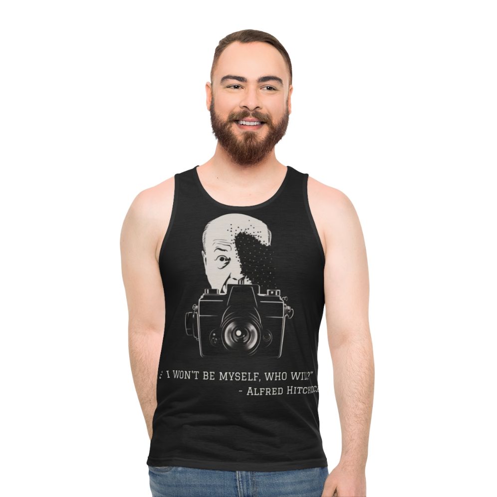 Classic Alfred Hitchcock Quote Unisex Tank Top