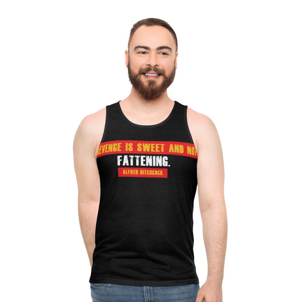 Alfred Hitchcock "Revenge is Sweet" Unisex Tank Top