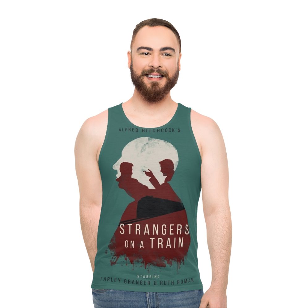 Alfred Hitchcock Strangers On A Train Unisex Tank Top