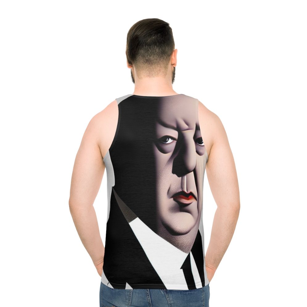 Alfred Hitchcock Inspired Unisex Tank Top