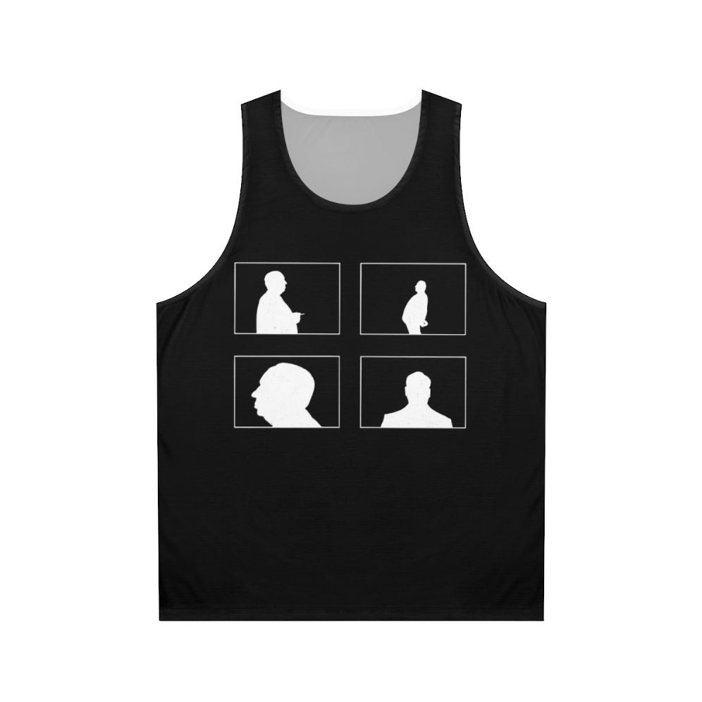 Alfred Hitchcock Unisex Tank Top with Fan Art Design