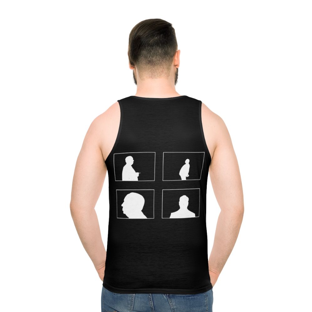 Alfred Hitchcock Unisex Tank Top with Fan Art Design