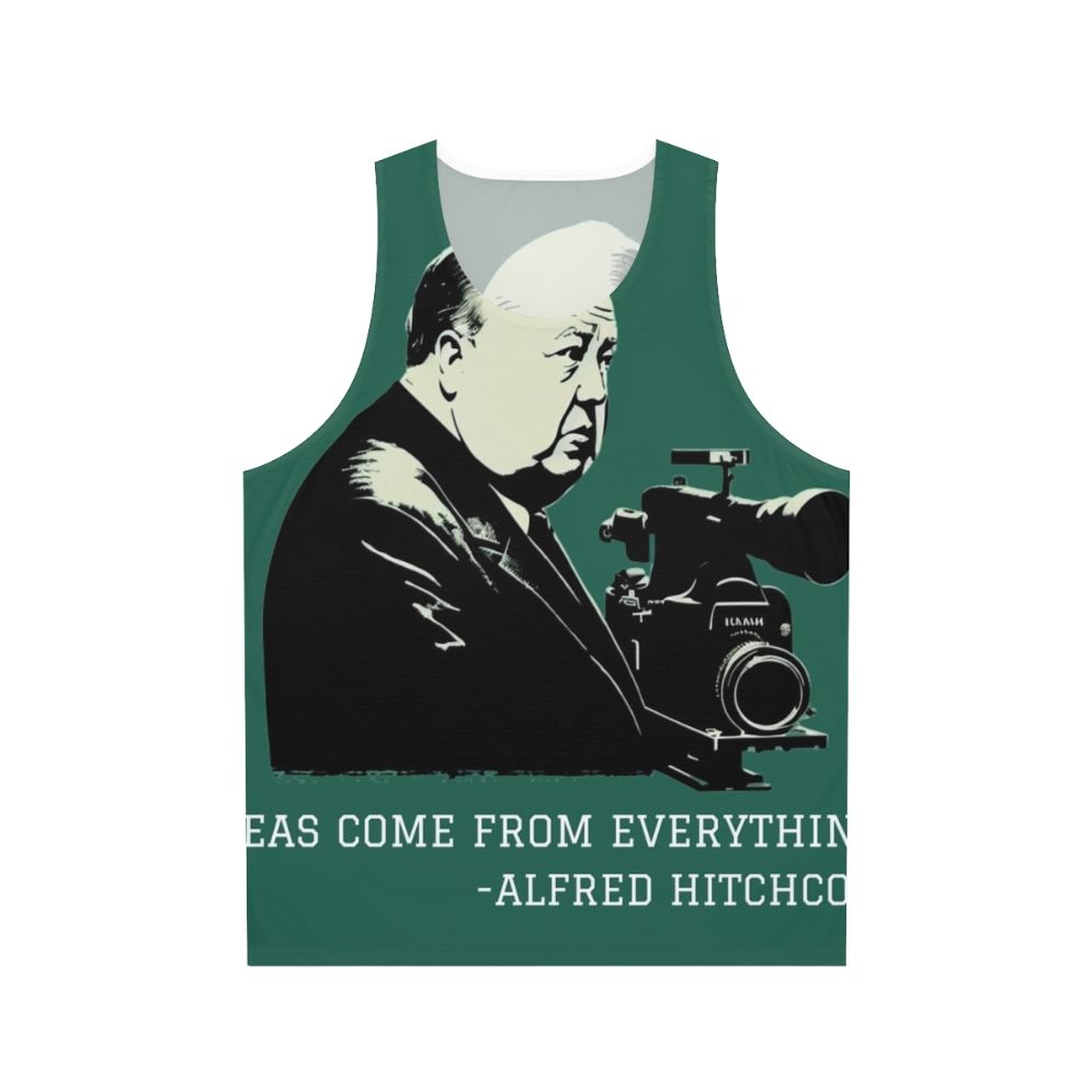 Alfred Hitchcock Illustration Unisex Tank Top