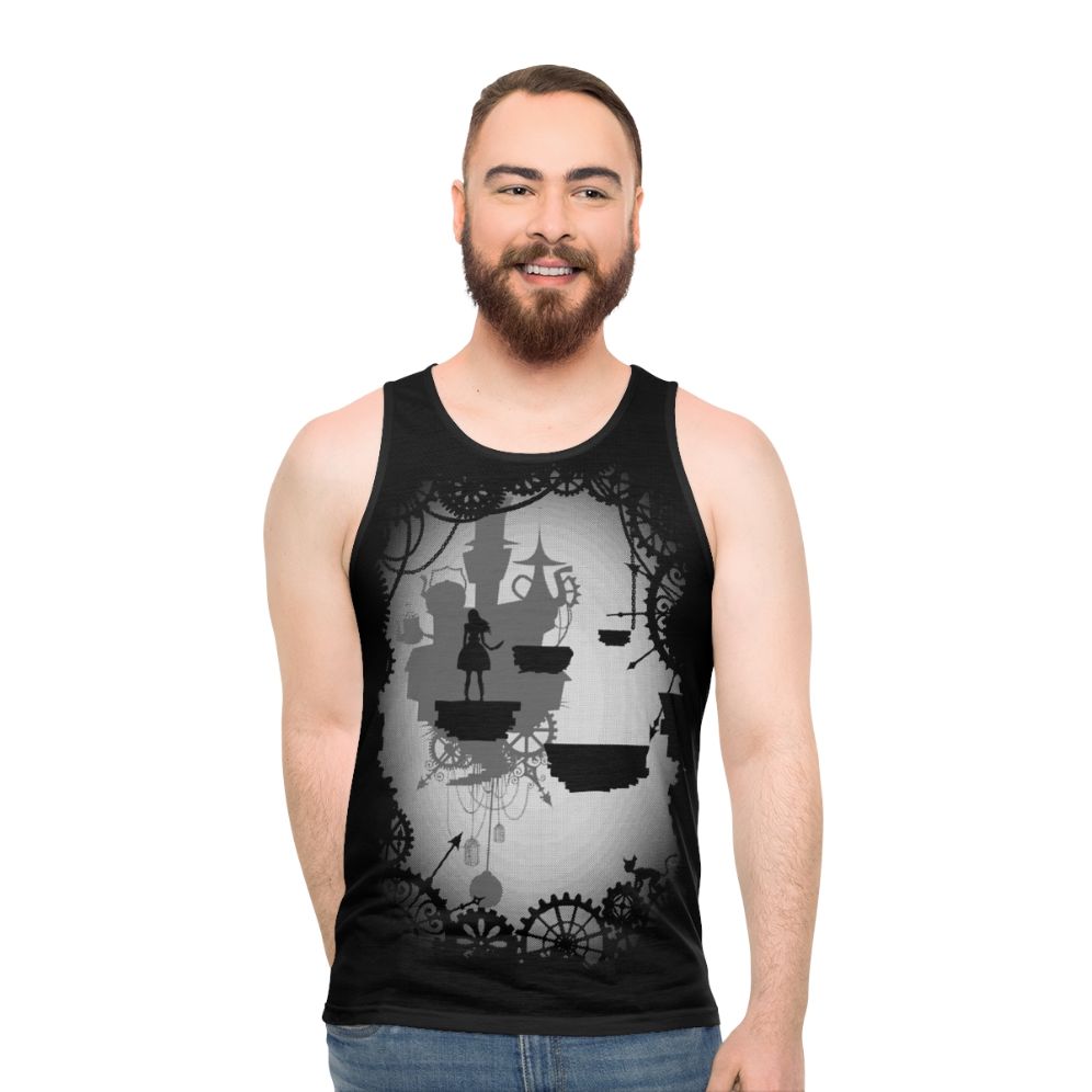 Alice in Limbo dark fashion unisex tank top