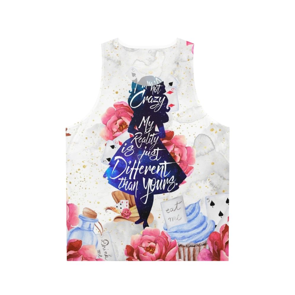 "I'm Not Crazy" Alice in Wonderland Unisex Tank Top