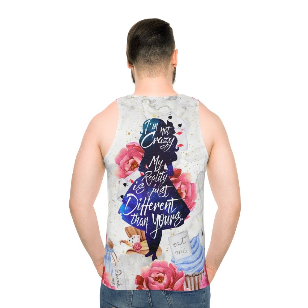 "I'm Not Crazy" Alice in Wonderland Unisex Tank Top