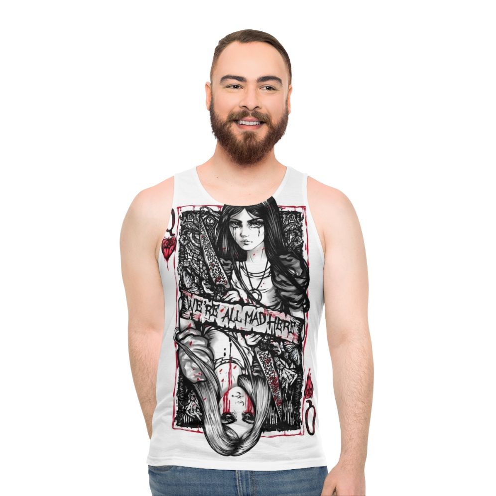 Unisex Alice in Wonderland Pure Madness Tank Top