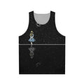 Alice in Wonderland Starry Night Galaxy Print Unisex Tank Top