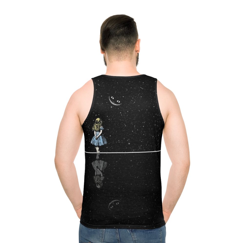 Alice in Wonderland Starry Night Galaxy Print Unisex Tank Top