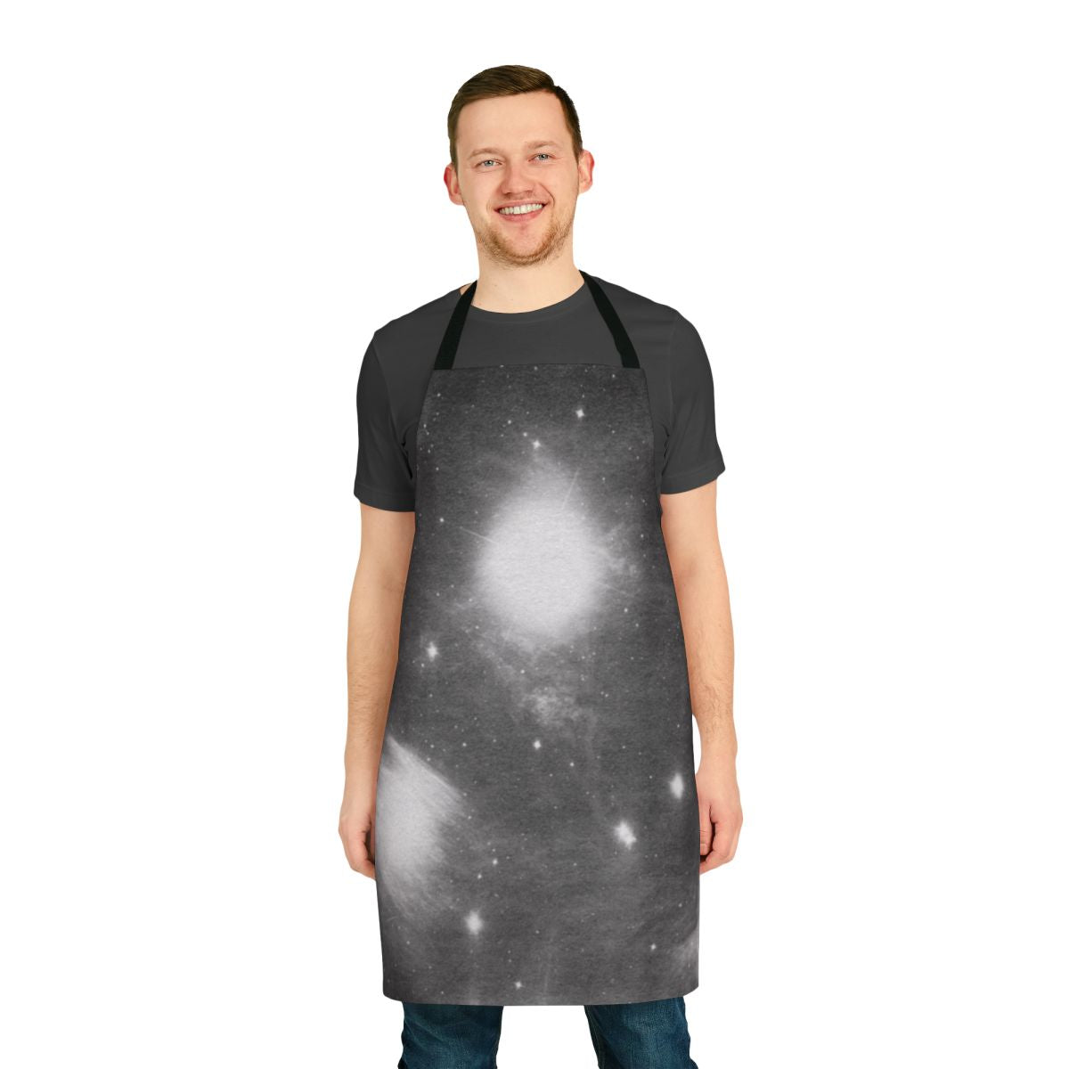 Alien-inspired ambient music apron featuring the artistry of A.I.A.