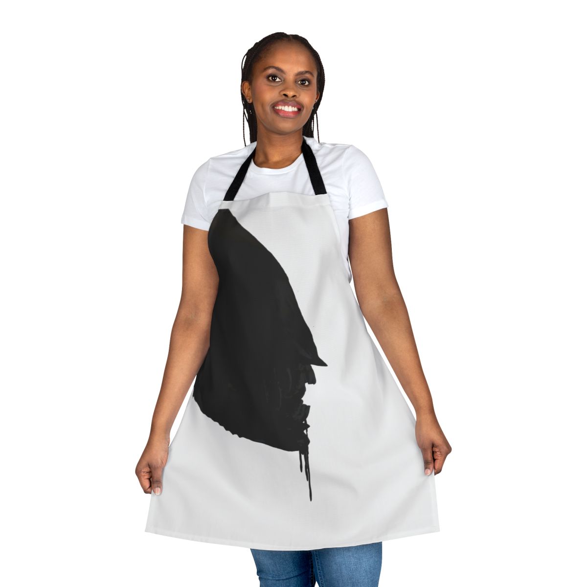 Alien-inspired apron with Giger-style xenomorph design