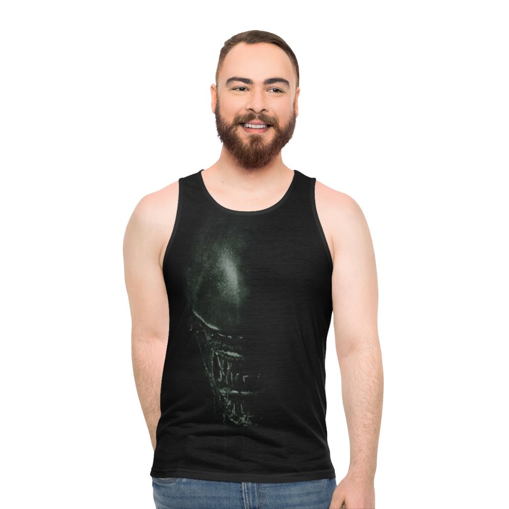 Alien Minimalist Unisex Tank Top